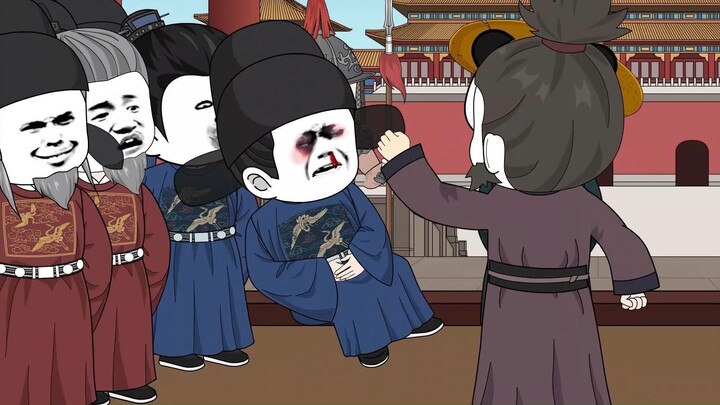 Your Majesty deserves to be scolded. In episode 80, Cheng Yaojin goes to court and beats people up!