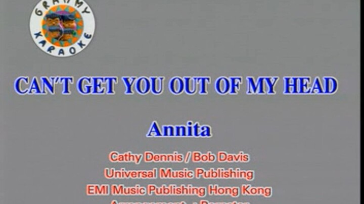 Can't get you out of my head - Annita (Cover Girls)