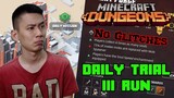 Daily Trial III Run, 5 Banners Modifiers, Mob Damage Increase by 100%! NO GLITCHES!