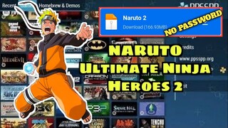 NARUTO ULTIMATE NINJA HEROES 2 [[100MB]] MOBILE GAMES 2022