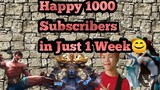 How to gain 1k Subscribers In Just 1Week?