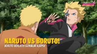 Latih Tanding Naruto vs Boruto! Momen Boruto Berlatih Menggunakan Karma!