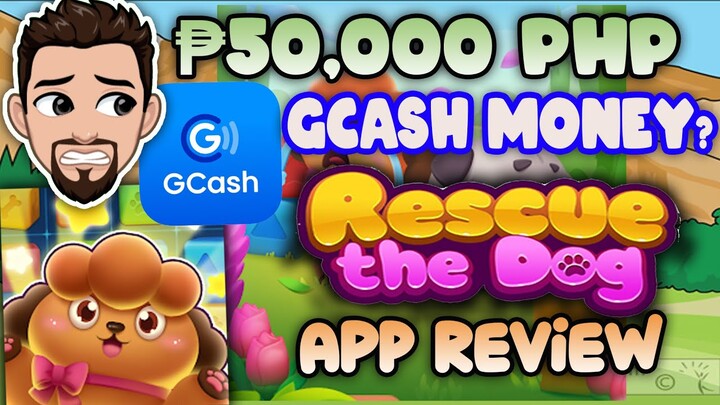 GCASH MONEY? P50,000 PHP  | RESCUE THE DOG APP REVIEW | KUMITA SA GCASH?