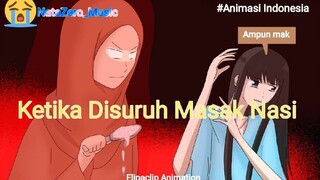 ketika disuruh emak masak nasi part 1 | animasi lucu - ANIME INDONESIA