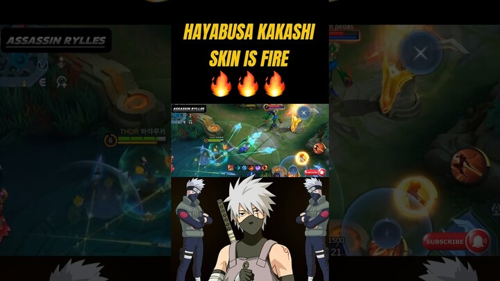 HAYABUSA KAKASHI SKIN IS OFFICALLY HERE! #mobilelegends #hayabusamlbb #hayabusatutorial #hayabusaml