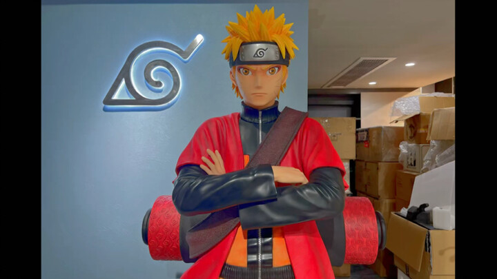 About the fact that Naruto Uzumaki will carry such a big scroll when he is nine years old