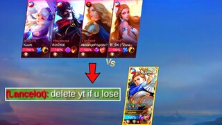 YUZUKE VS 4 REVAMPED HEROES TRASHTALKER! | THEY SAID DELETE YT IF I LOSE?! | WHO WILL WIN?!