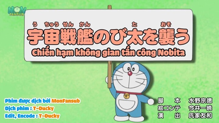 Doraemon Vietsub Tập 733 - Chiến hạm không gian tấn công Nobita