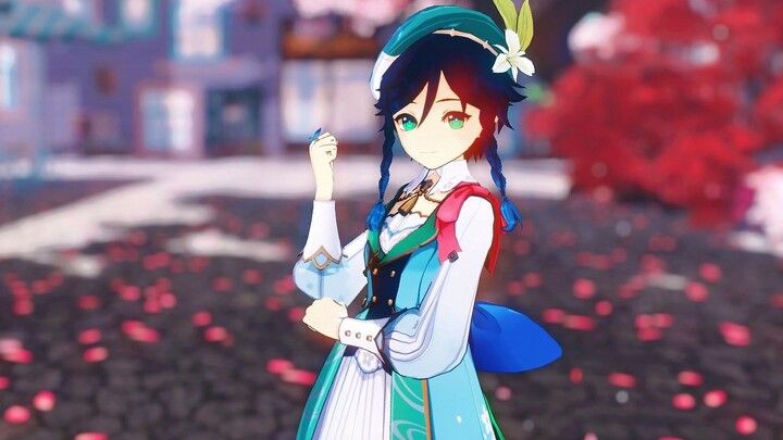 [Genshin Impact MMD] Wendy-Letter from Flower Time