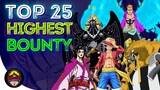 Top 25 Pinakamataas na Bounty sa One Piece