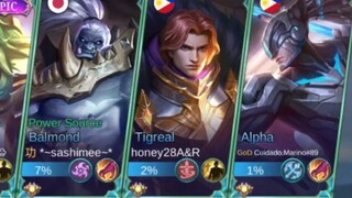 Mobile Legends : dalawang retri gods 🤣🤧 buti magaling yung tank.