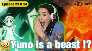 YUNO IS GETTING STRONGER!! Black Clover Episode 23 and 24 REACTION VIDEO!