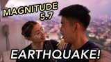 Experiencing an EARTHQUAKE in Manila, Philippines! 2021 (VLOG)