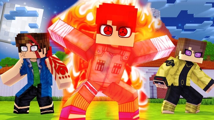 MINECRAFT SÓ QUE... NA NOVA MELHOR ADDON DE NARUTO 𝗡𝗢 POCKET EDITION !! ‹ Ine ›