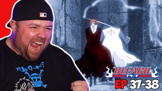 Ichigo Vs Kenny! Bleach Episode 37 & 38 REACTION | Desperation! The Broken Zangetsu