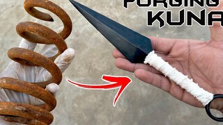 คอยล์สปริงขึ้นสนิม หลอมรวมเป็น KUNAI