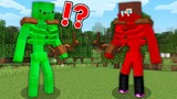 JJ and Mikey Shapeshift To SKELETON MUTANTS in Minecraft - Maizen