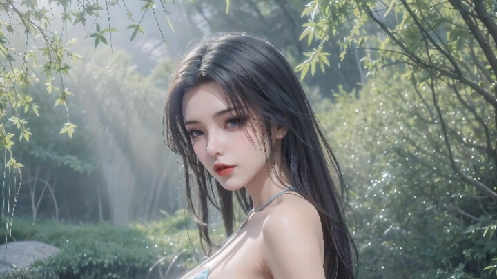 Ling Luochen bikini
