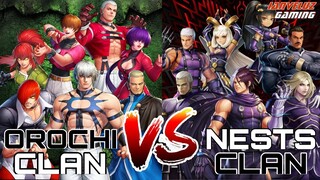 OROCHI CLAN vs NESTS CLAN! | EPIC Battle in King of Fighters ALLSTAR