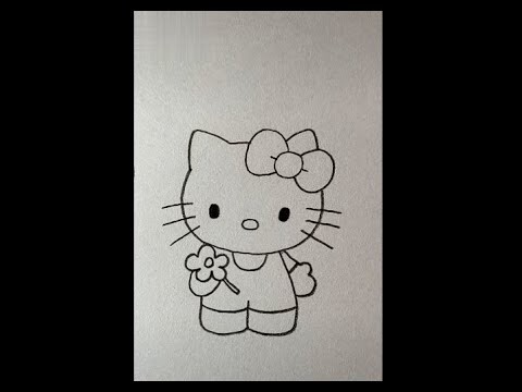 Hướng dẫn vẽ con mèo con dễ thương/How to Draw a Cute Baby Kitten/THƯ VẼ -  Bilibili