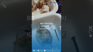 Niatnya Pesan Takoyaki, Wanita Ini Malah Dibuat Terkejut Setelah Temukan Paku Didalamnya