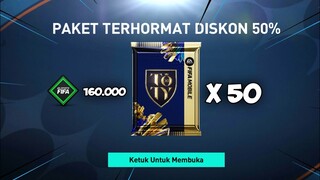 160K FIFA POINT ! 50X PACK - FIFA MOBILE