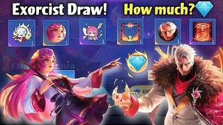 EXORCIST DRAW!🔥HOW MUCH?! 2 EXORCIST SKINS + RECALL!🤯🌸(2 emotes & border too)