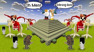 Surrounded by SCARY MONSTERS in Minecraft! (Tagalog)