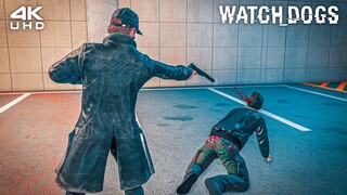 Watch Dogs - Badass Aggressive Stealth Kills [4K UHD 60FPS] No HUD