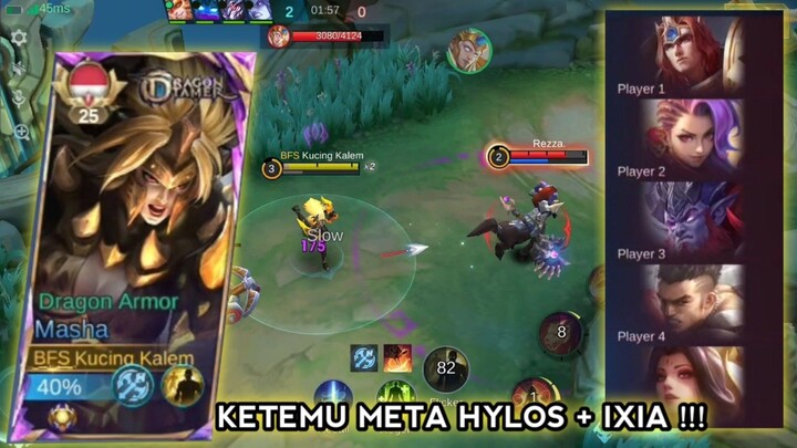 MASHA VS HYLOS EXP LANE !!! META TERKUAT SAAT INI