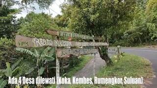 Manado ke Tondano 1 jam saja melalui DESA KEMBES, suasana desa desa  pegunungan Minahasa.