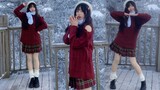 Dancing gakki on the snow-capped mountains~JK's vitality girl in winter~Travel record【Azusa Sakura s