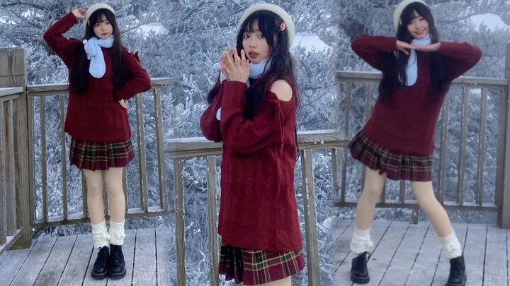 Dancing gakki on the snow-capped mountains~JK's vitality girl in winter~Travel record【Azusa Sakura s