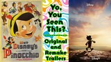 Original vs Remake Trailers: Disney's Pinocchio - 1940 & 2022 - Disney+ | Yo, You Seen This?