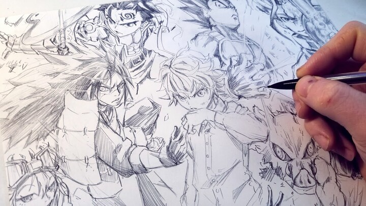 Easy anime drawing | how to draw Tanjiro with a pencil step-by-step | Kimetsu No Yaiba - Bilibili Easy anime drawing | how to draw Tanjiro with a pencil step-by-step | Kimetsu No Yaiba - Bilibili