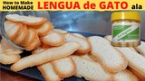 LENGUA DE GATO | ala Good Shepherd | Buttery and Crispy Cookies | Pang Negosyo | Filipino Dessert