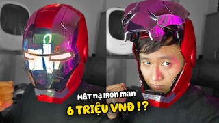 ĐEO THỬ MẶT NẠ IRON MAN GIÁ HƠN 6 TRIỆU VNĐ !!! Ra lệnh đóng mở bằng giọng nói như phim !!!