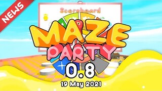 Maze Party 0.8 update - Announcement trailer