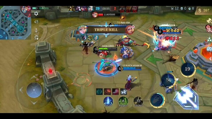 Layla win mga fighter at tank way way lang 😁😁