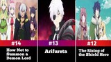 25 Fantasy Isekai Anime with An Overpowered MC