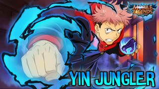 SKIN YIN  JUJUTSU KAISEN  "YUJI ITADORI"  GAMEPLAY YIN JUNGLER MOBILE LEGENDS