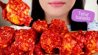 ASMR TELUR BALADO PEDES🔥 LEBIH SETENGAH LUSIN | ASMR MUKBANG INDONESIA