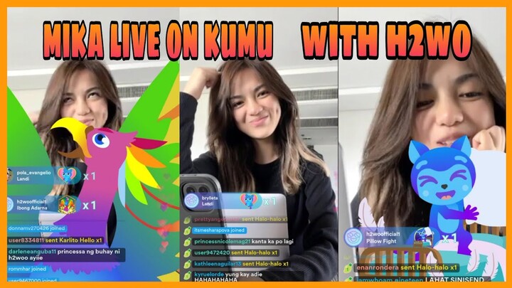 MIKA AND H2WO LIVE ON KUMU | MIWO KULITAN♥️