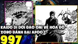 Zoro đánh bại Apoo - Kaido -nâng- đảo Onigashima dời về Hoa Đô