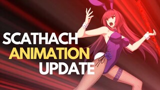 Fate Grand Order ~ Scathach Attack/Noble Phantasm Animation Update: Also in a Bunny Suit!