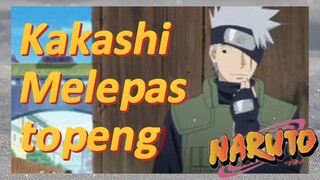 Kakashi Melepas topeng