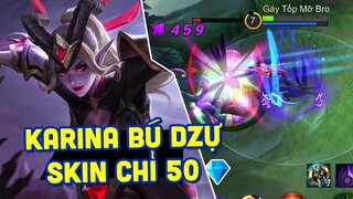 MLBB | KARINA SKIN BÚ DZỰ GIÁ 50💎 CÓ ĐÁNG MUA? SUÝT SAVAGE VỚI &quot;QUÁI VẬT 3 ĐẦU MỚI&quot;! | Tốp Mỡ Gaming