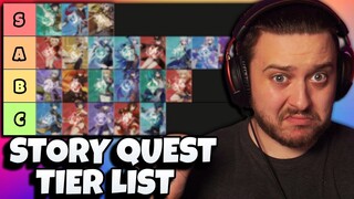 I ranked EVERY Genshin Impact STORY QUEST... (TIER LIST)