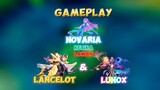 GAMEPLAY NOVARIA KETIKA LAWAN LANCELOT DAN LUNOX 🙌🔥 #contentcreatormlbb  #gameplay #novaria