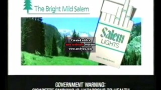 Salem Lights TVC 1990 Revised